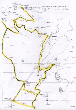 Le plan des voies du Tacot.