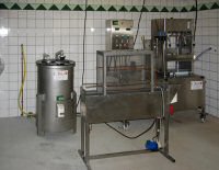 La pasteurisation et l'embouteillage.