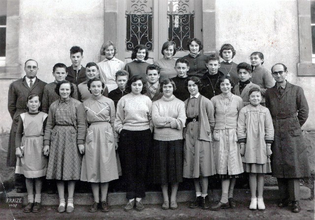 Classe collège 3ème 1957-58