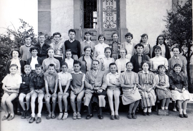 Classe Cours Complémentaire 5ème 1956-57