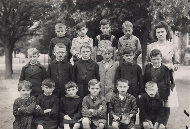 Classe Primaire garçons CE2 1950-51