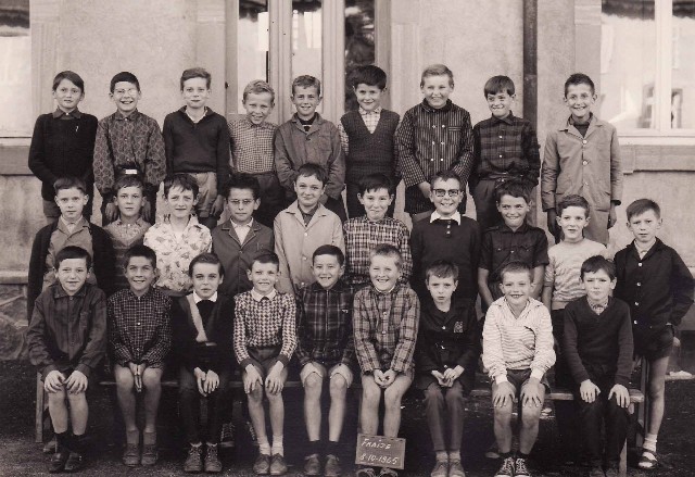 Classe Primaire garçons CM2 1965-66