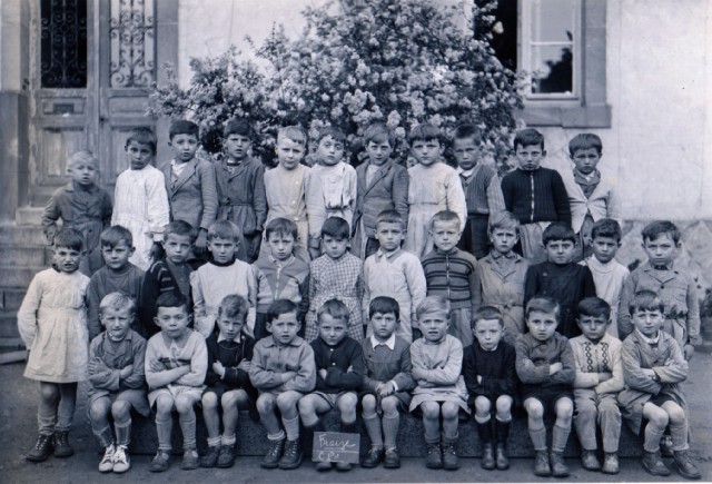 Classe Primaire garçons CP 1955-56