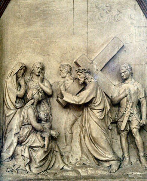 VIII��me station��: J��sus console les saintes femmes, filles de J��rusalem