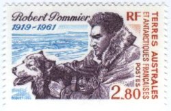 Le timbre en l'honneur de Robert Pommier datant de 1994