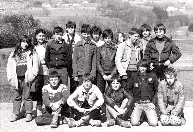 Classe Collège 1982-83