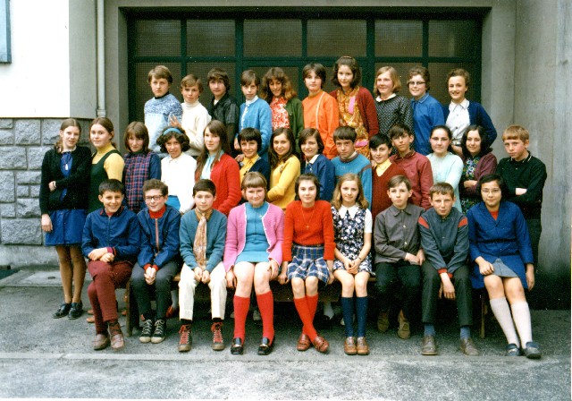 Classe Collège 4ème 1969-70 B