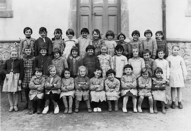 Classe Primaire filles CE1 1960-61