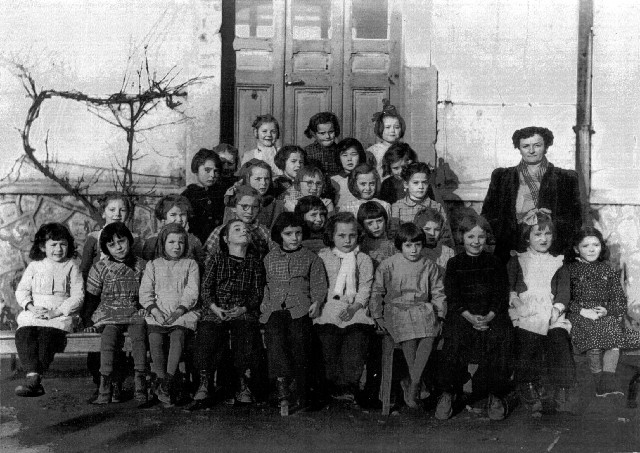Classe Primaire filles CP 1952