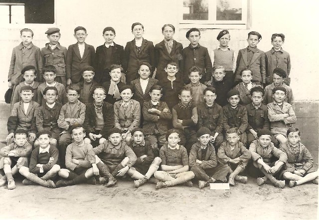 Classe Primaire garçons 1938-39