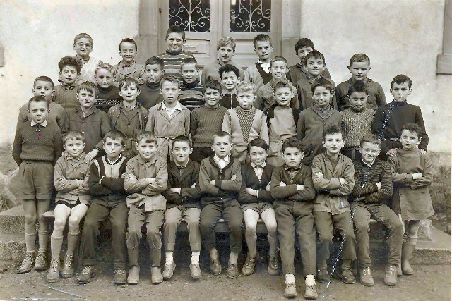 Classe Primaire garçons CM2 1959-60
